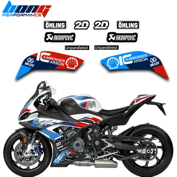 Motocykl tělo obtisky Pro S1000RR 20019 2020 2021 2022 M1000RR Nižší boční ochranné desky nálepka logo Značky uhlíkových vláken