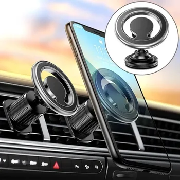 Magnetické Telefonní Držák do Auta Palubní desky odvod Vzduchu Mount Stojan pro IPhone 12 13 Pro Max MagSafe Silný Magnet Auto Air Vent Clip