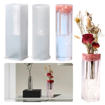 DIY Váza Silikonové formy Crystal Epoxidové Pryskyřice pro Formy