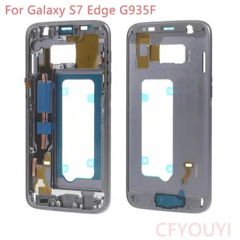 Pro Samsung Galaxy S7 Edge G935 G935F Mobilní Telefon Deska Střední Rám Bydlení Tělo Rámu Podvozku s bočními Tlačítky