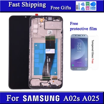 Originální Displej Pro Samsung Galaxy A02s A025 LCD A025M A025F A025G A025M Touch Screen Digitizer Náhradní Shromáždění Opravě