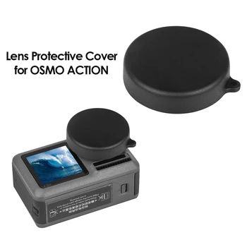 Akční Kamera krytka Objektivu Měkké Plastové Nastavit Ochranu Hood Kryt Nesoucí Ruční Kamerou Prvky pro DJI OSMO AKCE