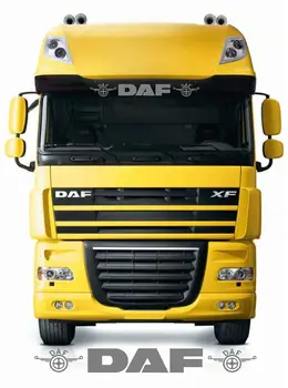 Pro Daf Truck sluneční clona nálepka/obtisk pro cab lightbox nebo vnější uchycení
