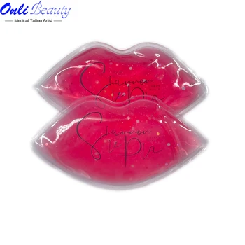 Lip Gel Ledem, Flexibilní Chladící Podložka Studený Obklad pro lip blush kosmetické Tetování