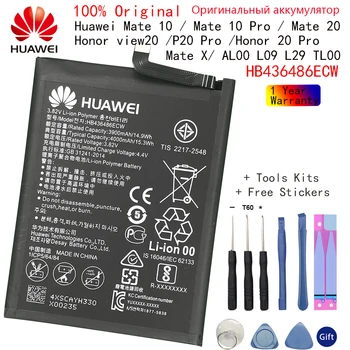 HB436486ECW Originální Náhradní Baterie Pro Huawei Mate 10 /10 Pro / Mate 20 /P20 Pro /Čest view20 4000mAh Baterie