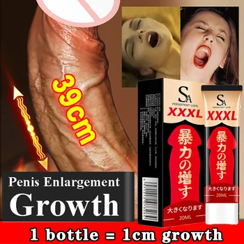 Velký Péro Penis Rozšíření Krém Sex Gel 20ML Zvýšení Velikosti Mužské Zpoždění Erekce Krém pro Muže Růstu Zahustit Dospělé Produkty Pilulku