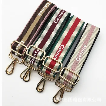 Nové Luxusní Módní Nylon Belt Bag Popruhy Obag Příslušenství Nastavitelný Široký Popruh Pro Ženy Rameno Messenger Tašky Rukojeť Obag