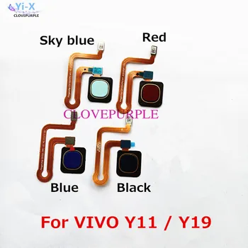 1ks Snímač Otisků prstů Domovské Tlačítko Touch ID Flex Kabel Pro VIVO Y11 Y19 Náhradní Díly