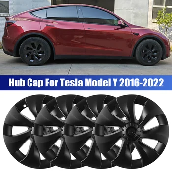 19 Palcové poklice Pro Tesla Model Y 2016-2022 Automobilové Poklice Kol, Čepice Ochranu Dekorativní Plné Zahrnuje Auto Příslušenství 4KS