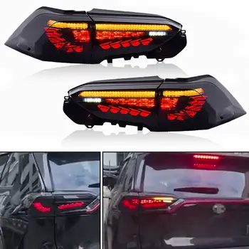 LED zadní Světla pro Toyota Rav4 2019 2020 2021 nastartovat Zadní Brzdy Animace, Zadní Lampy, zadní světla Montáž