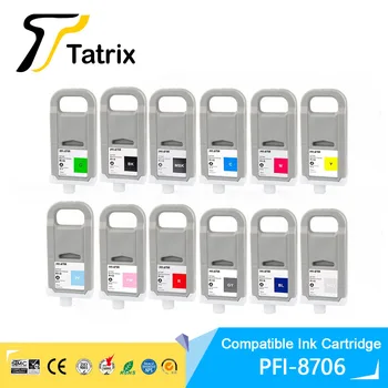 Tatrix PFI-8706 PFI8706 Premium Color Kompatibilní Inkoustová Kazeta pro Canon iPF8300s iPF8410 iPF9410 iPF9410s Tiskárny