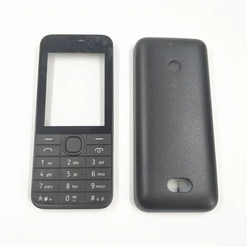 Nové Plně Kompletní Mobilní Telefon Nokia 208 Kryt Pouzdro + Anglická Klávesnice