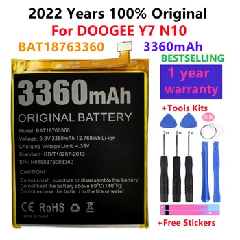 100% Originální Vysoce Kvalitní Nové 3360mAh Náhradní Baterie Pro Doogee Y7 N10 Mobilní Telefon Baterie Baterie Bateria