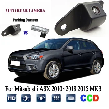 Auto zadní kamera Pro Mitsubishi ASX asx 2010~2018 2015 MK3 původní Vyhrazena díru CCD Noční Vidění Zálohování Zpětné kamery