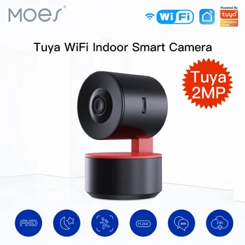 MOES Tuya PTZ Wi-fi IP Kamera Inteligentní Automatické Sledování 1080P Bezdrátová Bezpečnostní Kamera AI Lidské Detekce Dálkové Ovládání