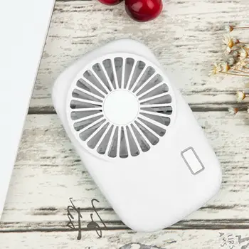Bílé Kapesní Mini Ventilátor Rychlost Nastavitelný USB Dobíjecí Pro Domácí Kanceláře, Cestovní Mini Ventilátor Silný Malý Přenosný Kapesní Ventilátor