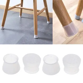 4ks Silikonových Židle Nohy Nohy Podložky pod Nábytek Tabulka Zahrnuje Podlahové Chrániče