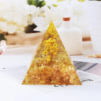Nové 15CM Super Velké Pyramidy Silikonové Pryskyřice Formy, Formy Pryskyřice Řemesla Šperky Crystal Formy S Plastovým Rámem Výrobu Nástrojů
