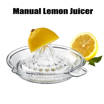 Sklo Ruční Citron Odšťavňovač Orange Squeezer Juice Extractor Odšťavňovač Ovoce Koktejl Pít Kuchyňské Doplňky